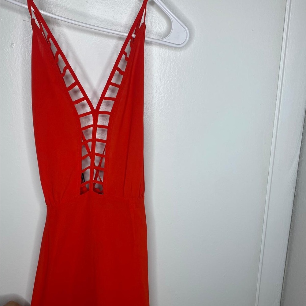 🌹 Long red dress 👗 size M